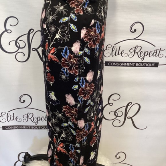 NWT A.L.C. Sz 6 Belted Floral Pencill Skirt - Picture 5 of 5